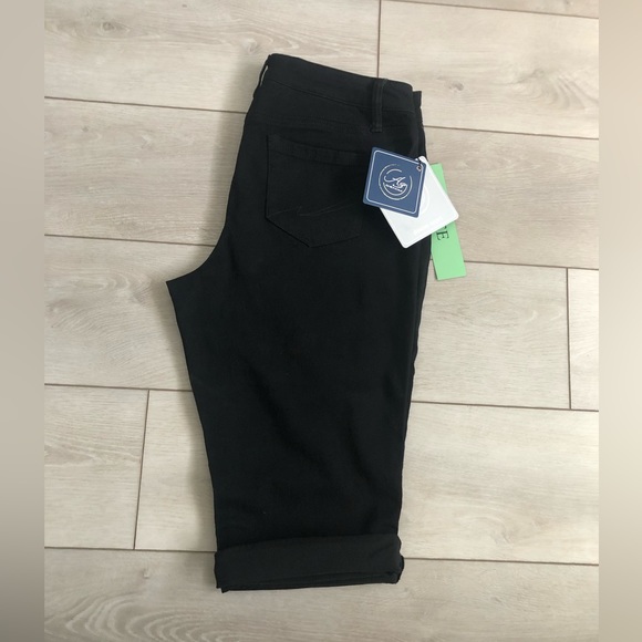 NWT A3 Denim Black Capris Size 14P - Picture 10 of 11